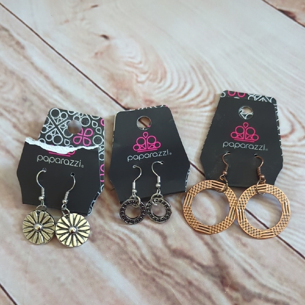 Paparazzi Circle Dangle Earrings Bundle
